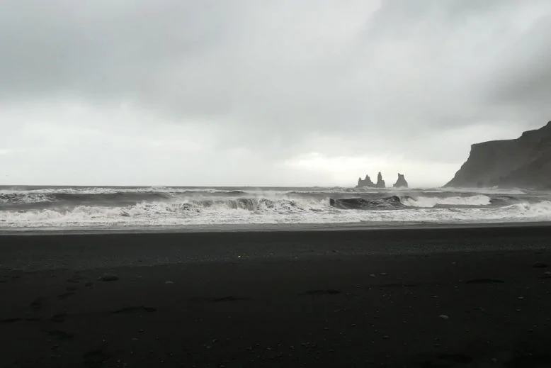 Bon Vent Normand - 1 semaine en Islande sans voiture - Côte sud vik plage sable noir